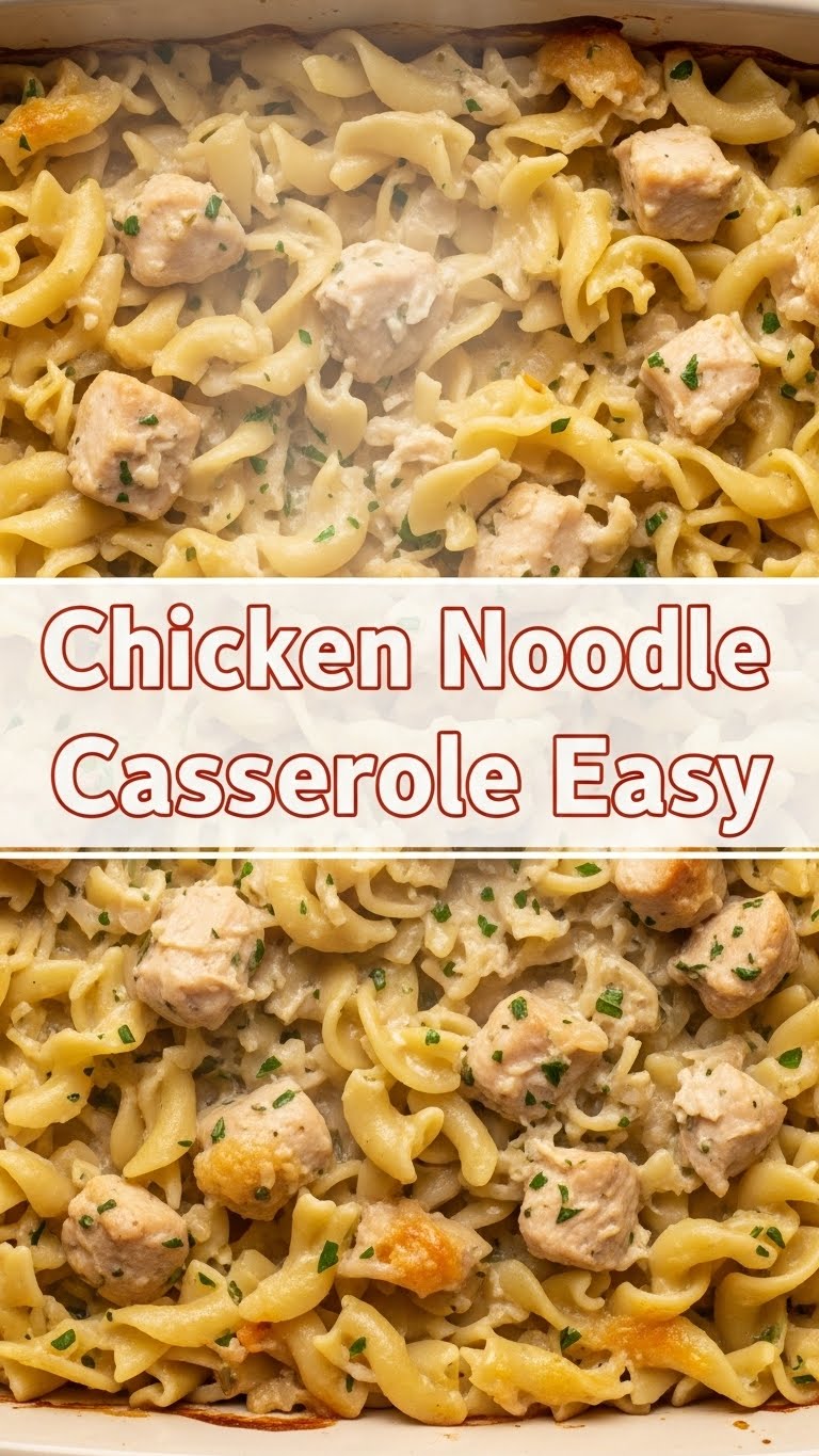 Chicken Noodle Casserole Easy