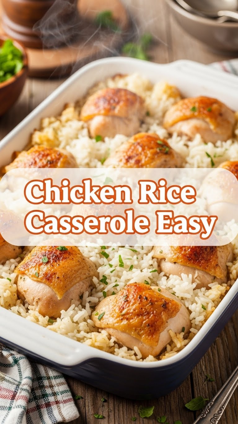 Chicken Rice Casserole Easy