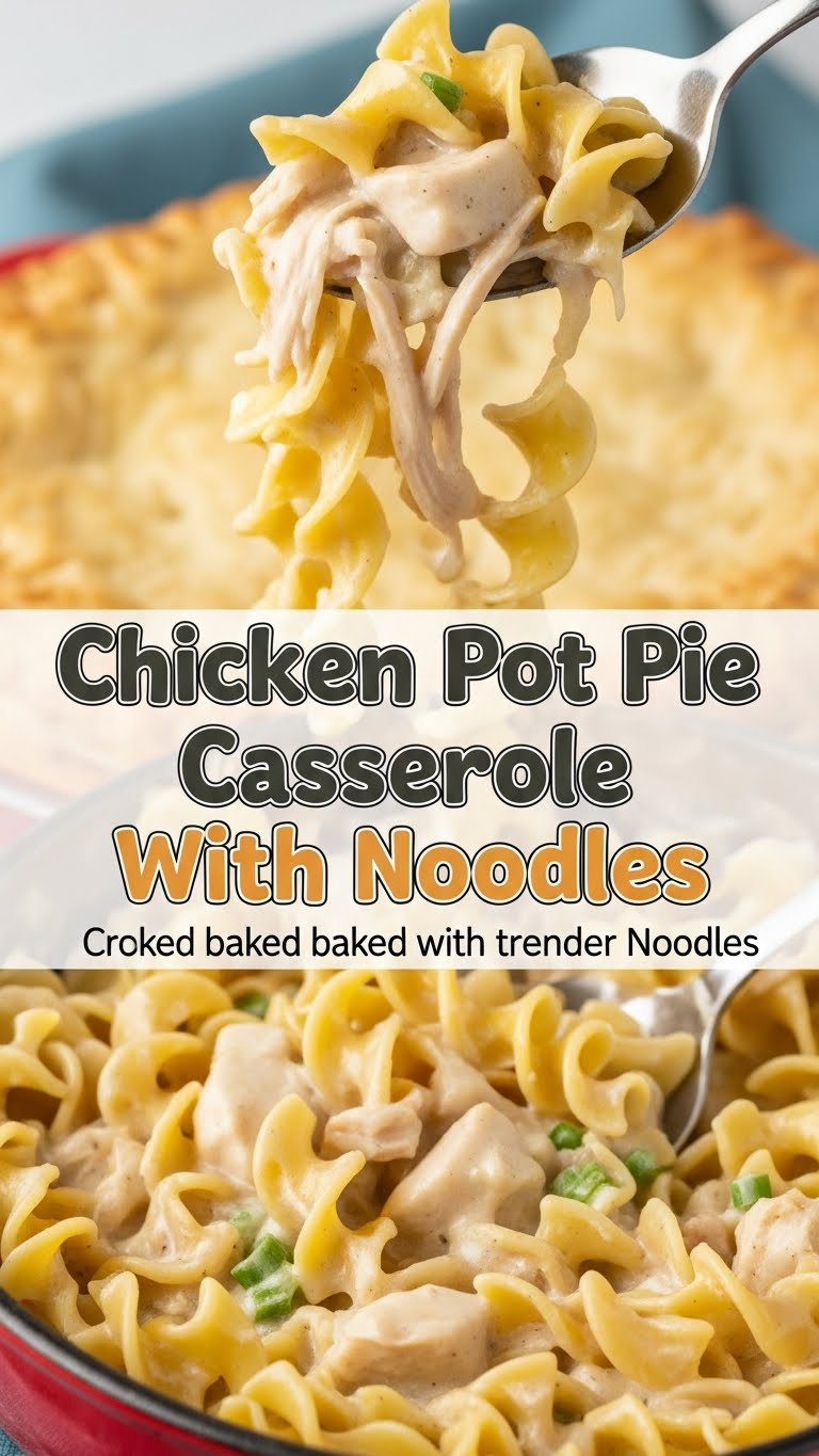 Chicken Pot Pie Casserole With Noodles