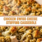Chicken Swiss Cheese Stuffing Casserole