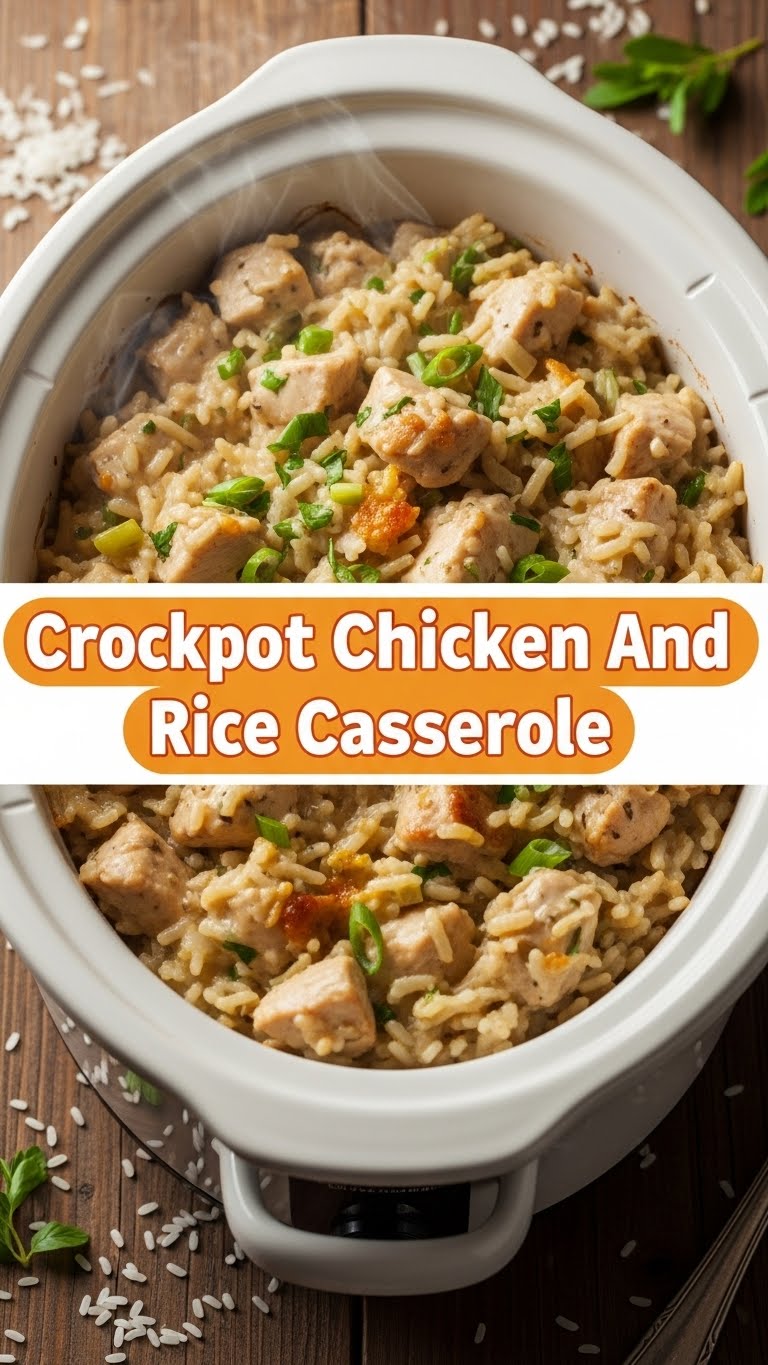 Crockpot Chicken And Rice Casserole