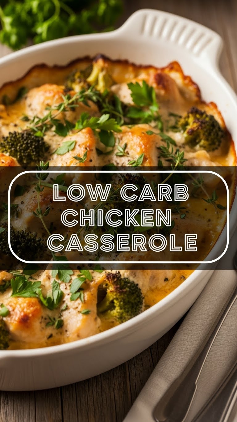 Low Carb Chicken Casserole