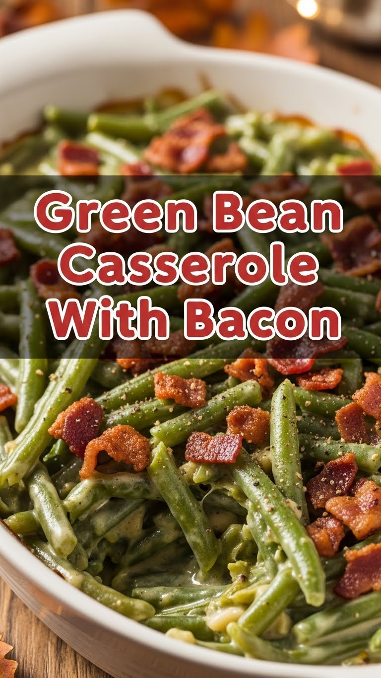 Green Bean Casserole With Bacon