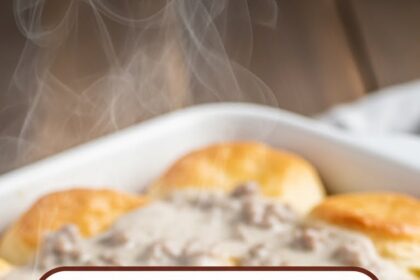 Sausage Gravy Breakfast Casserole