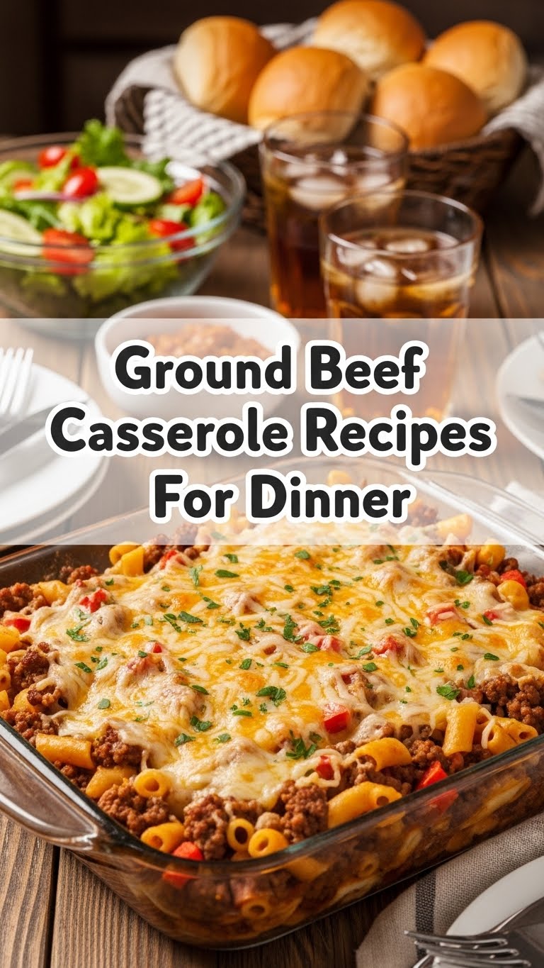 Ground Beef Casserole Recipes For Dinner