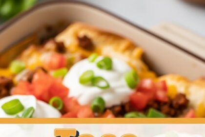 Taco Casserole With Tortillas