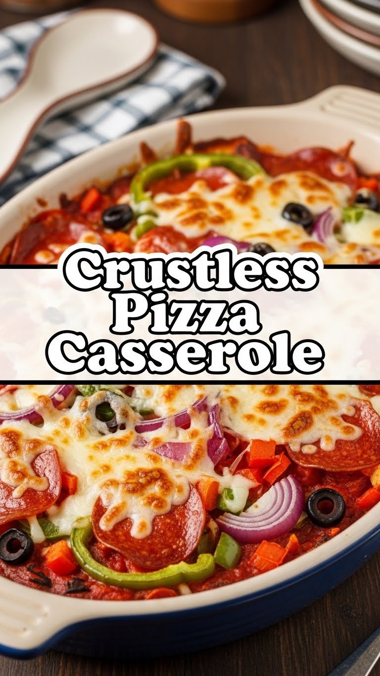 Crustless Pizza Casserole