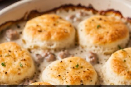 Biscuit Gravy Casserole