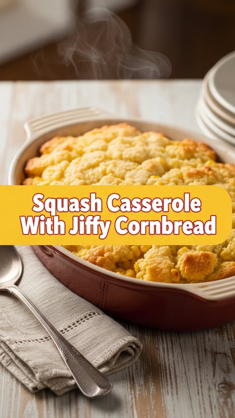 Squash Casserole With Jiffy Cornbread