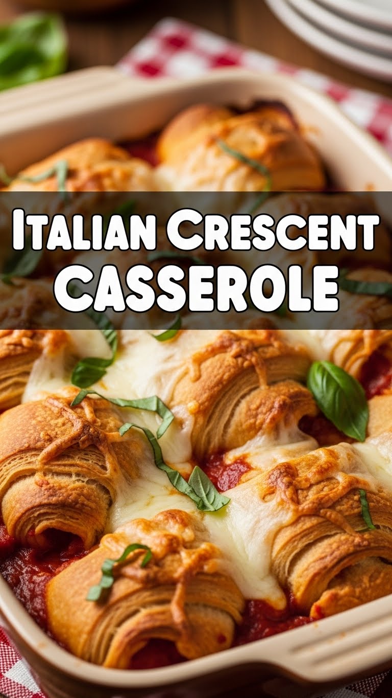 Italian Crescent Casserole