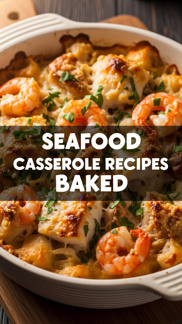 Seafood Casserole Recipes Baked