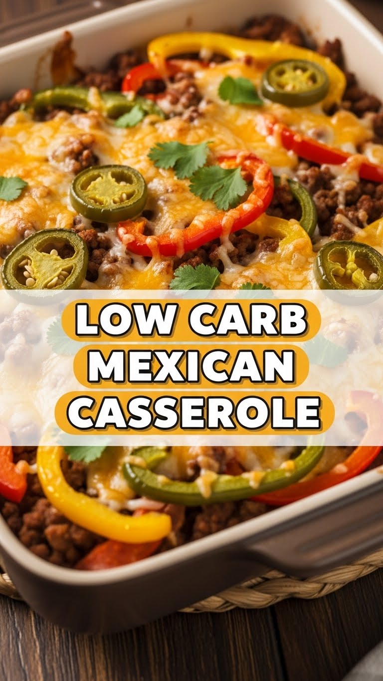 Low Carb Mexican Casserole