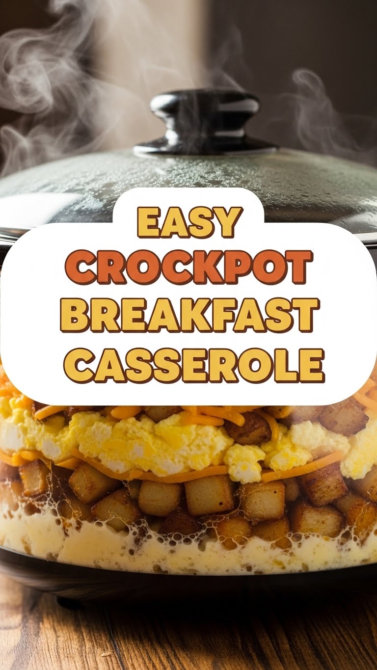 Easy Crockpot Breakfast Casserole