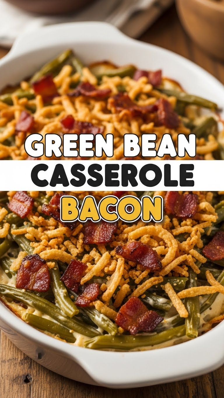 Green Bean Casserole Bacon