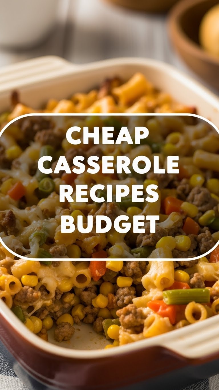 Cheap Casserole Recipes Budget