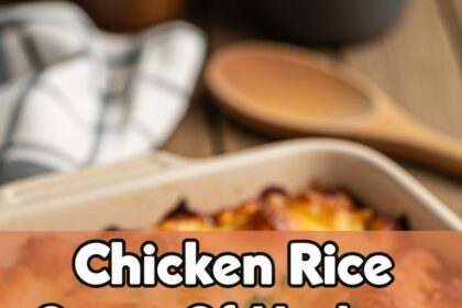 Chicken Rice Cream Of Mushroom Soup Casserole
