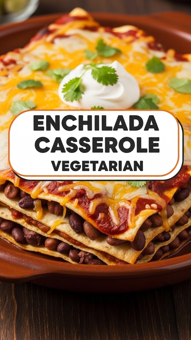 Enchilada Casserole Vegetarian