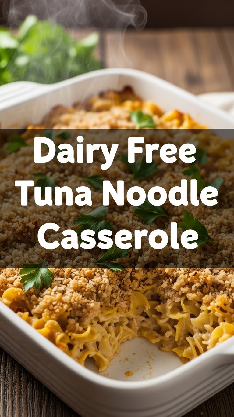 Dairy Free Tuna Noodle Casserole