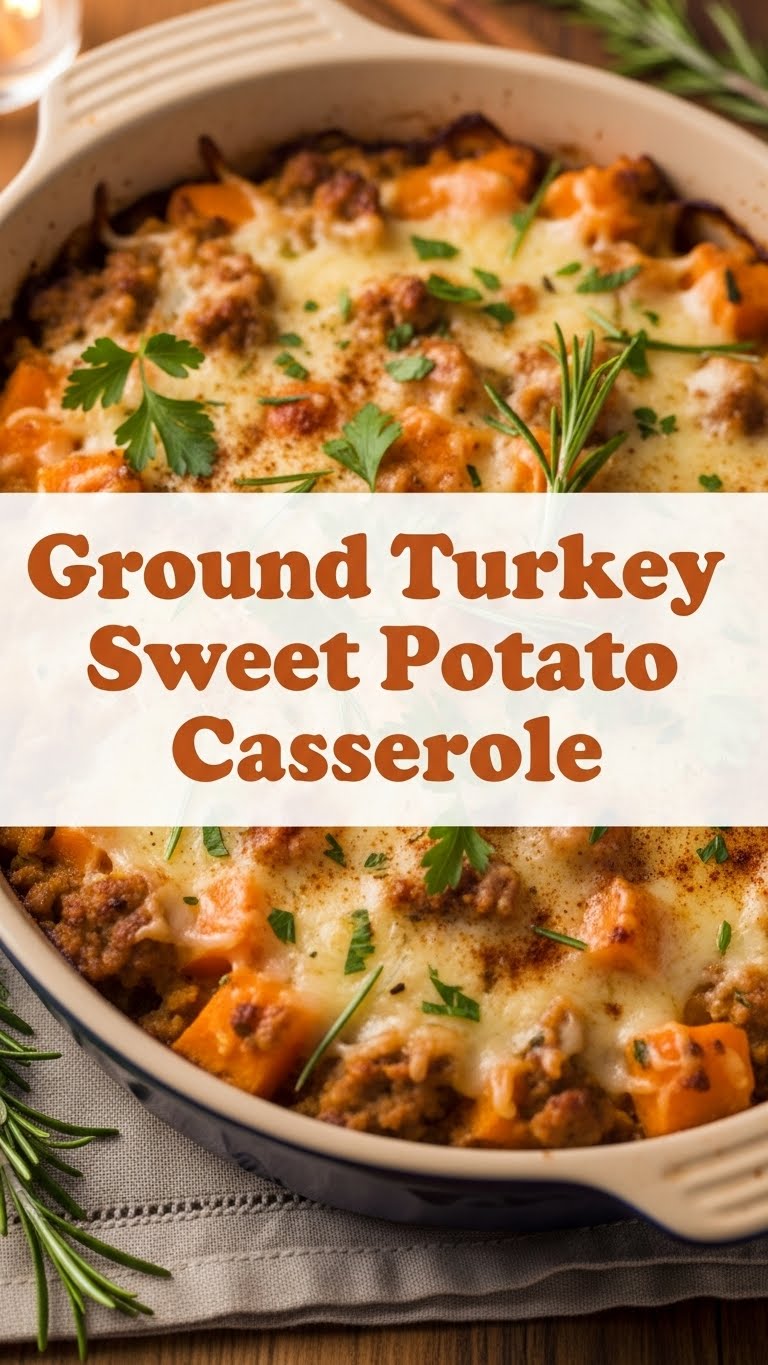 Ground Turkey Sweet Potato Casserole