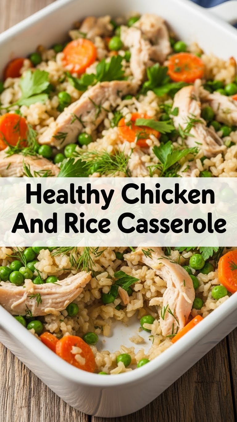 Healthy Chicken And Rice Casserole