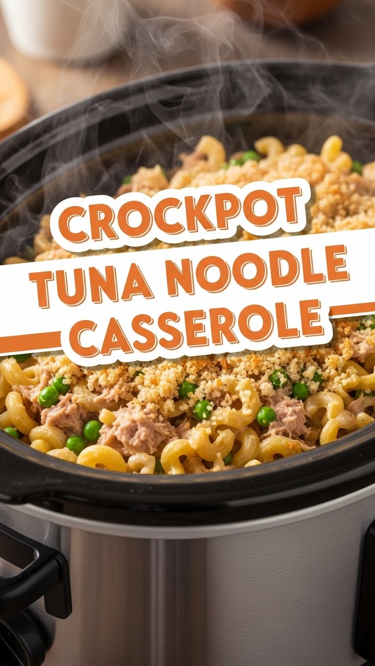 Crockpot Tuna Noodle Casserole