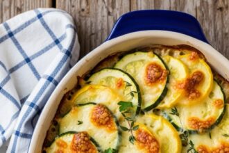 Squash And Zucchini Casserole