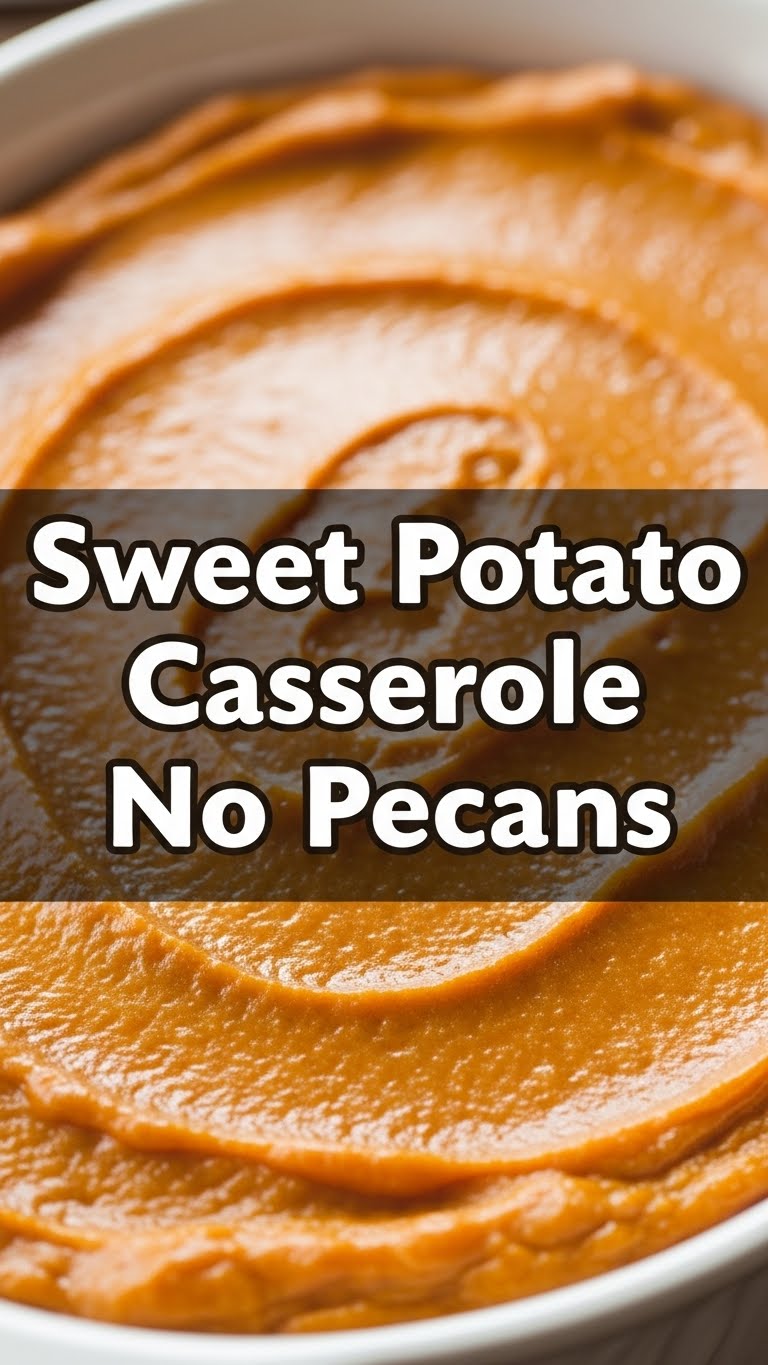 Sweet Potato Casserole No Pecans