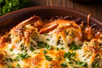Stuffed Shrimp Casserole
