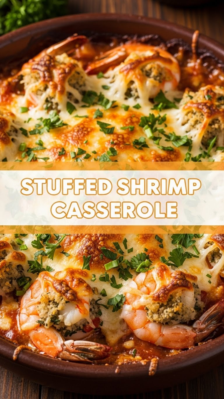 Stuffed Shrimp Casserole