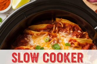 Slow Cooker Enchilada Casserole