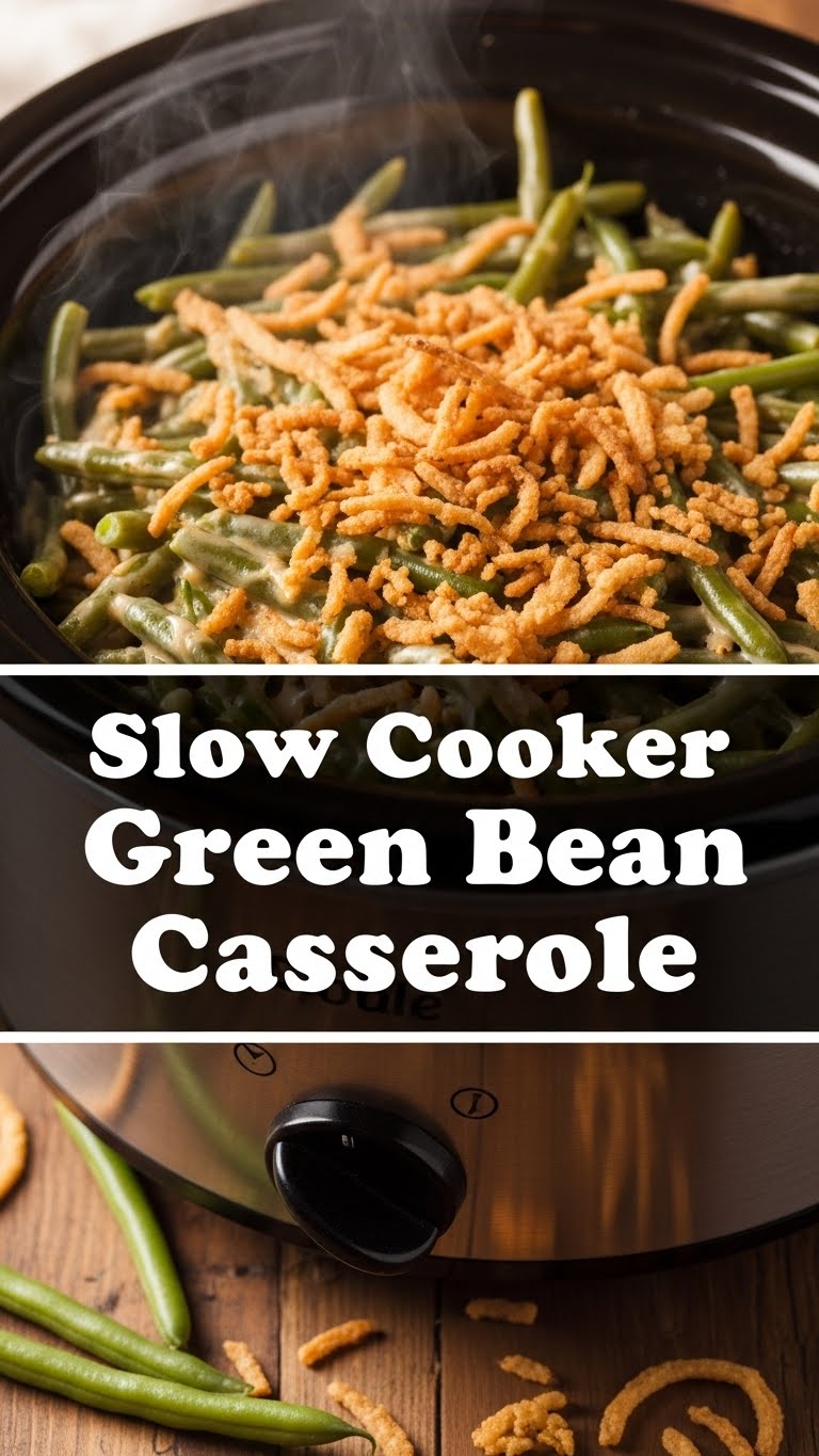 Slow Cooker Green Bean Casserole