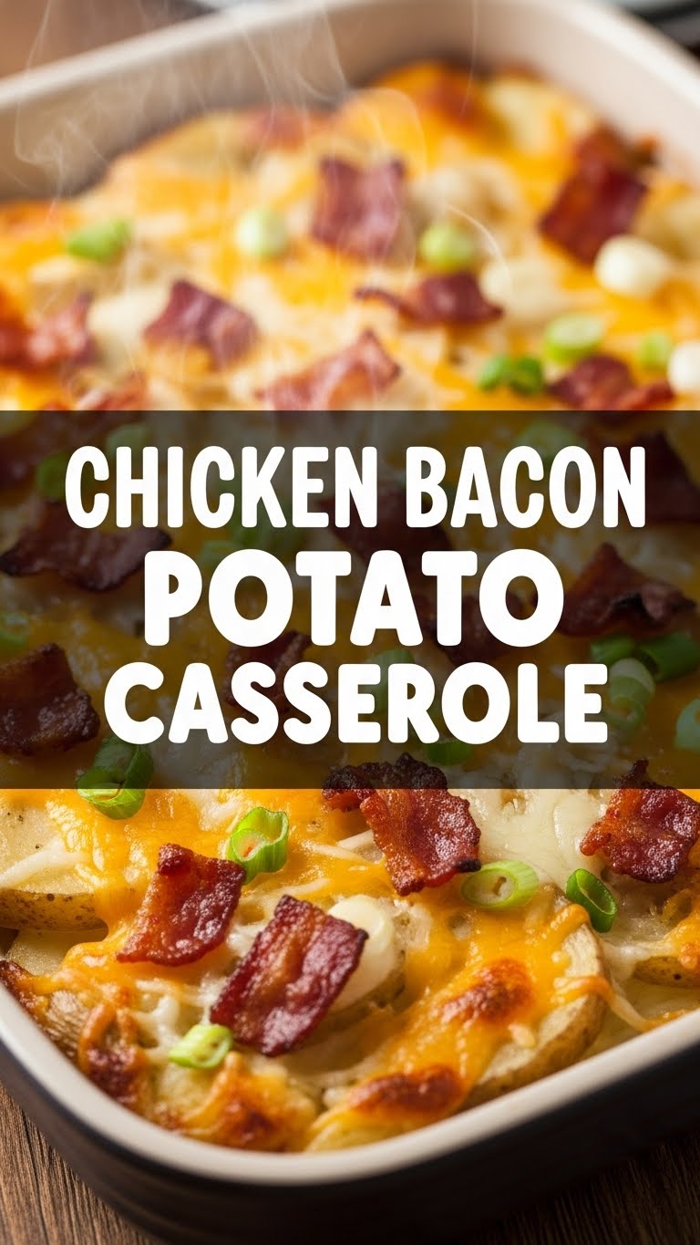 Chicken Bacon Potato Casserole