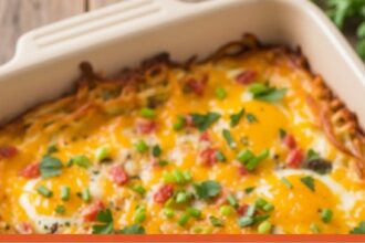 Shredded Hashbrown Breakfast Casserole
