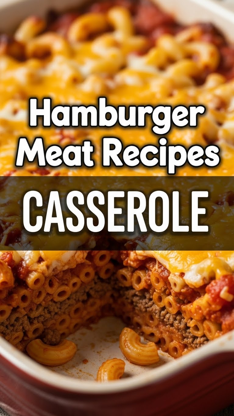 Hamburger Meat Recipes Casserole