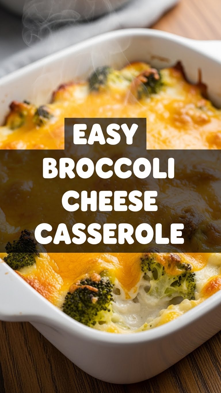 Easy Broccoli Cheese Casserole