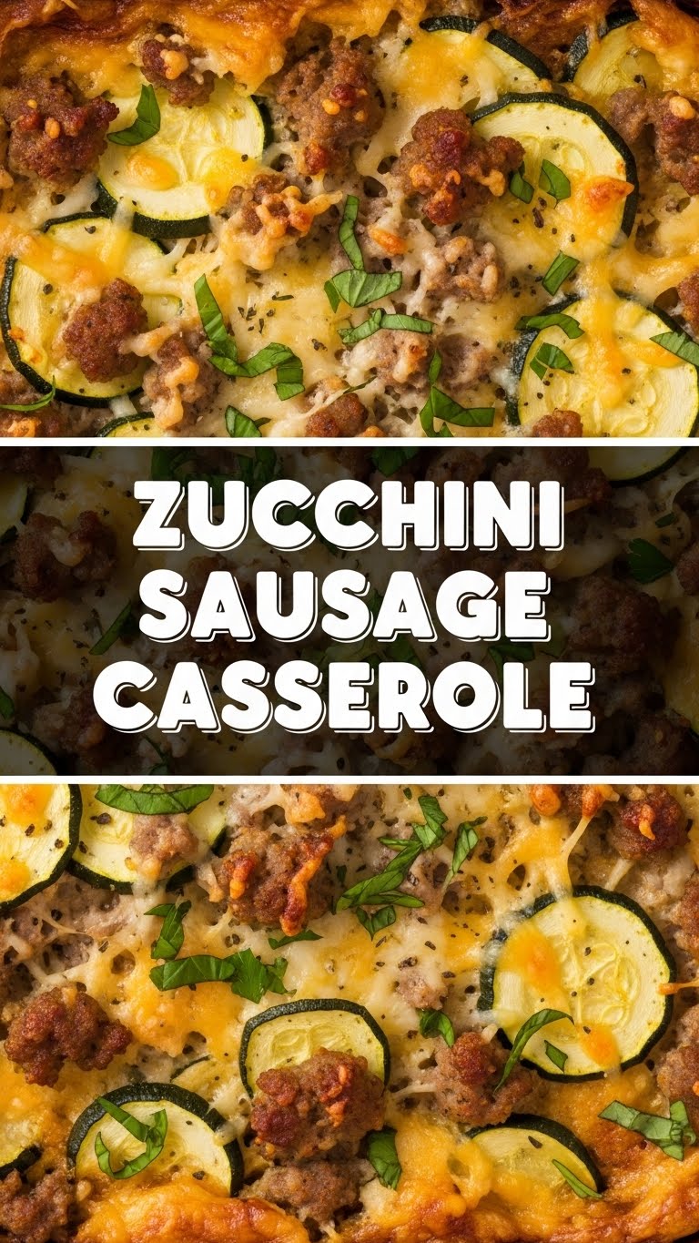 Zucchini Sausage Casserole
