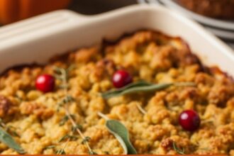 Turkey And Dressing Casserole