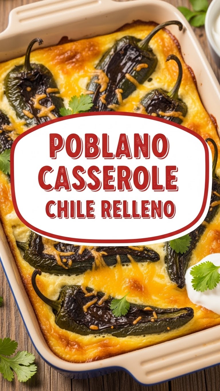 Poblano Casserole Chile Relleno