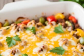 Low Carb Hamburger Casserole