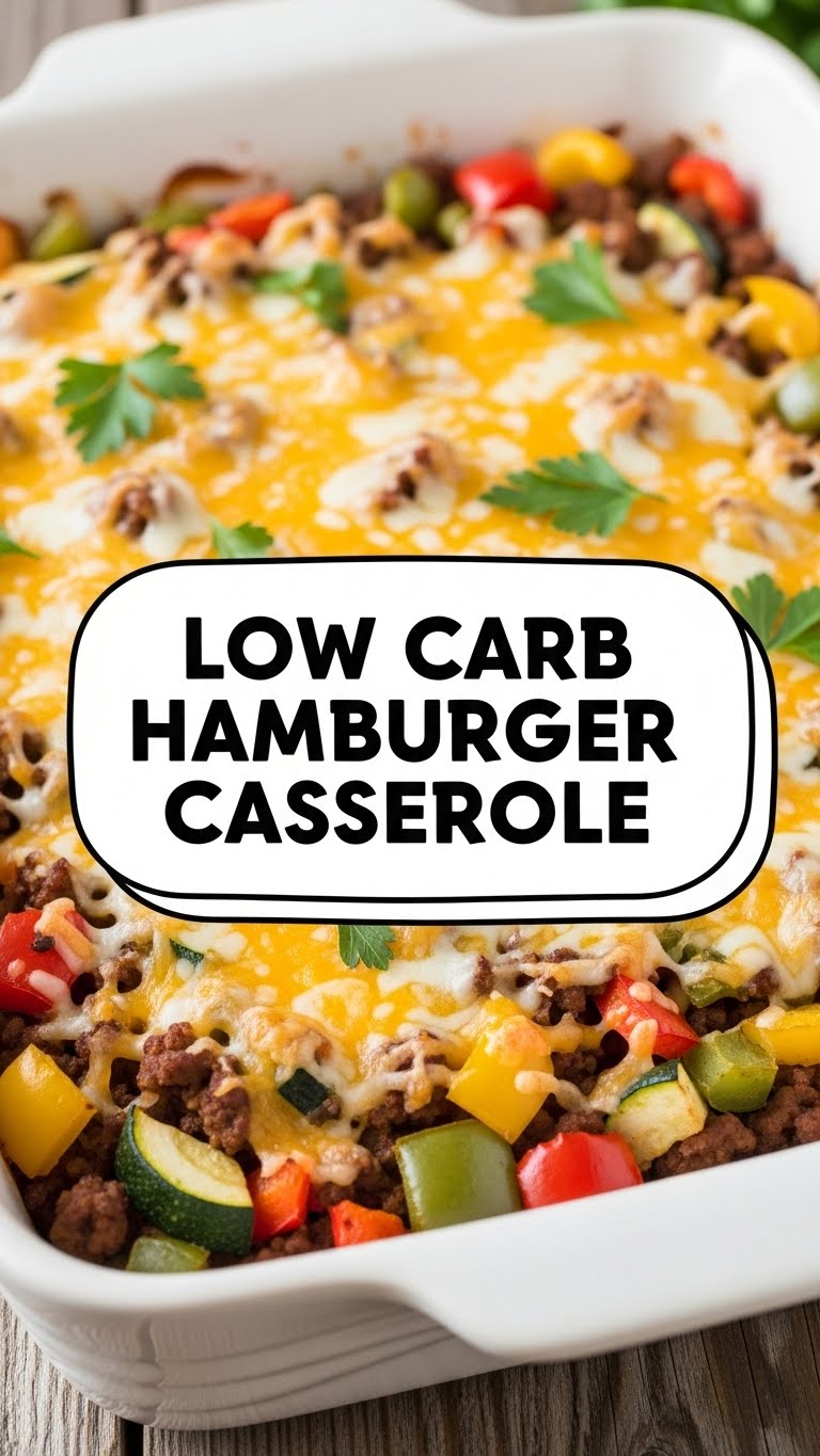 Low Carb Hamburger Casserole