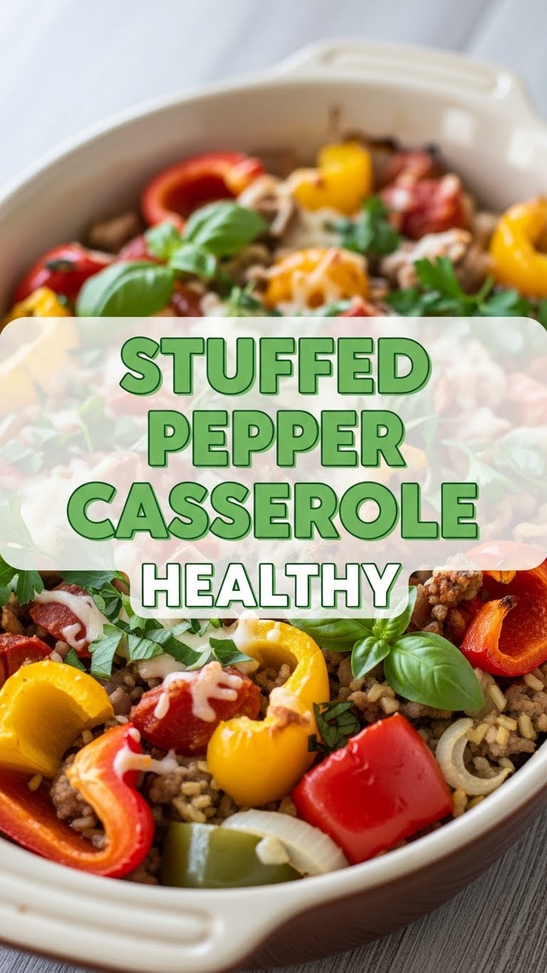 Stuffed Pepper Casserole Healthy