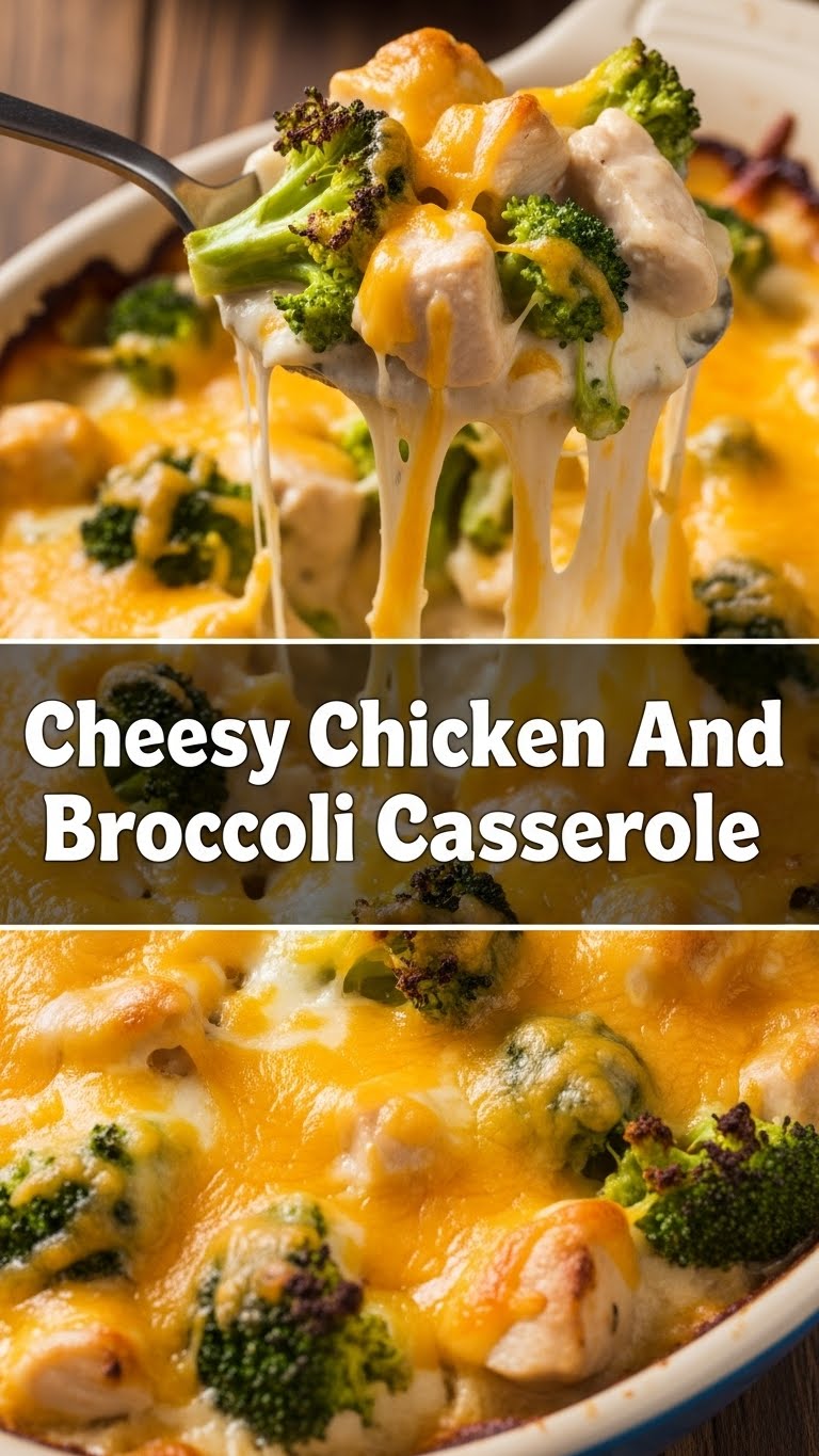 Cheesy Chicken And Broccoli Casserole