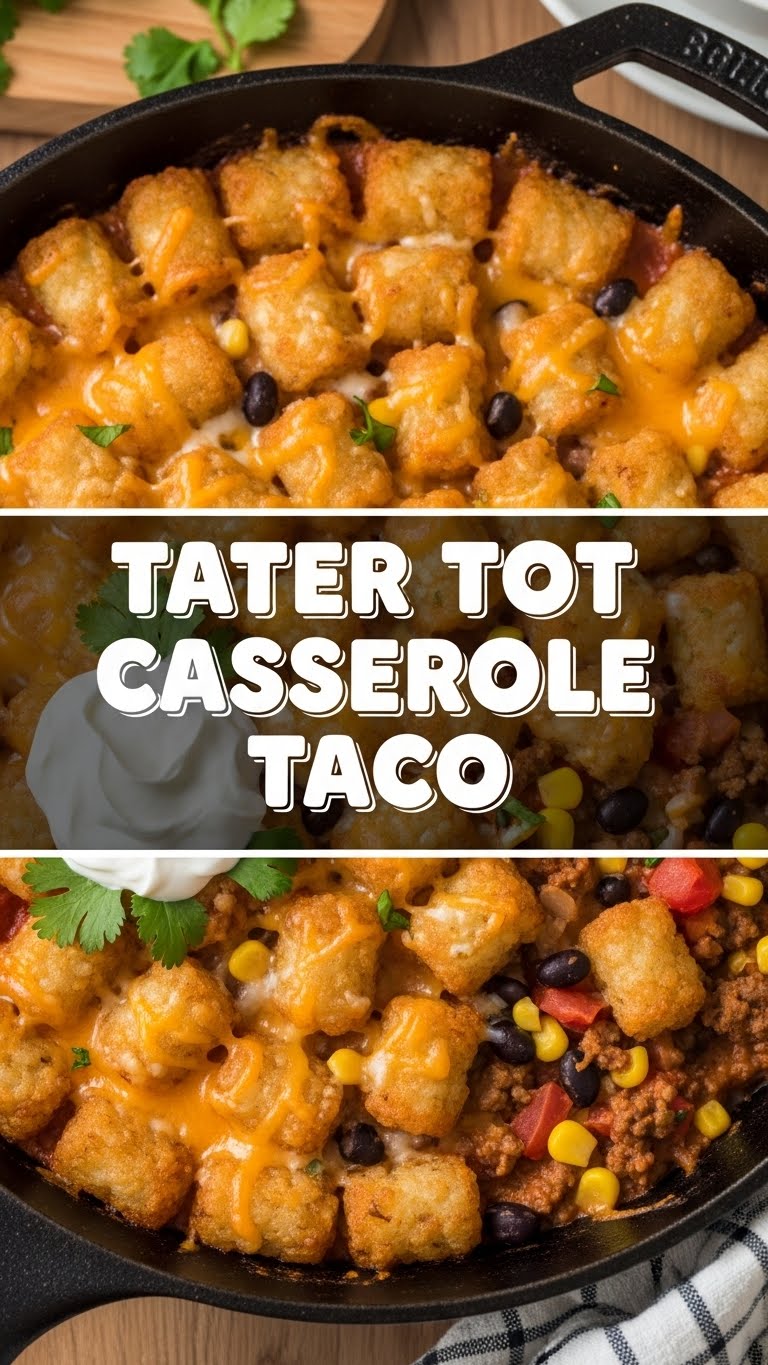 Tater Tot Casserole Taco