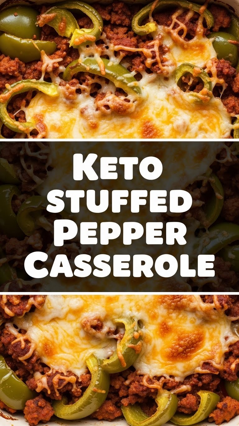 Keto Stuffed Pepper Casserole