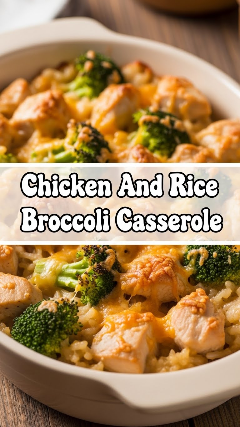 Chicken And Rice Broccoli Casserole