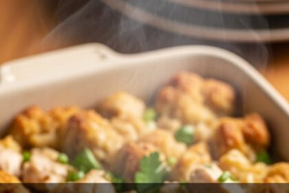 Stuffing Rotisserie Chicken Casserole