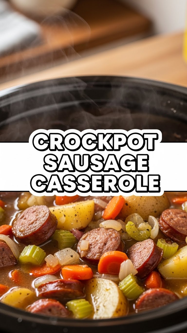 Crockpot Sausage Casserole