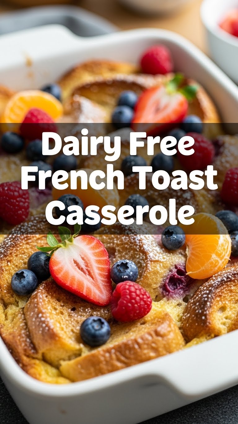 Dairy Free French Toast Casserole