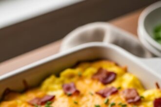 Bacon Egg Cheese Casserole