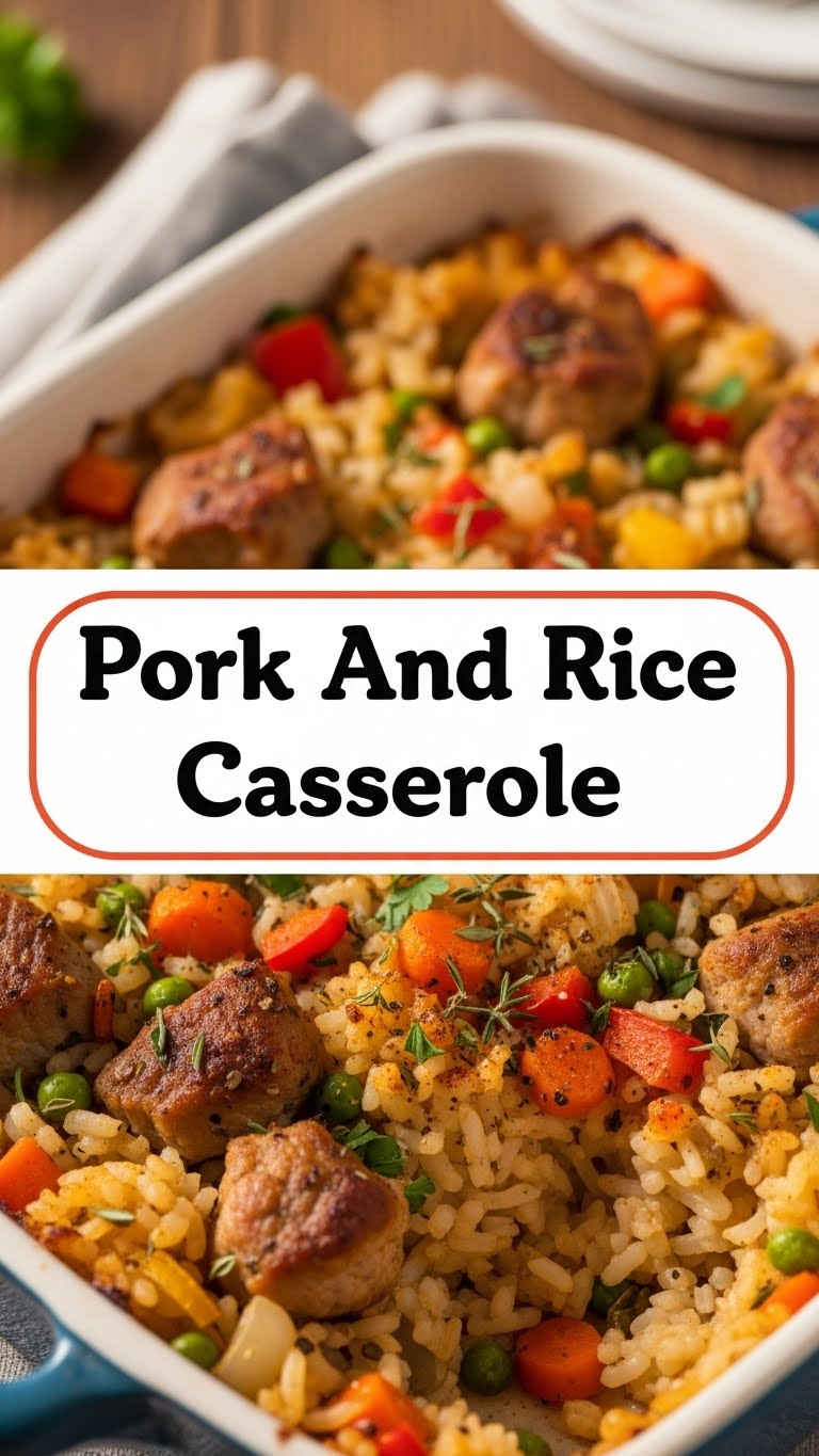 Pork And Rice Casserole